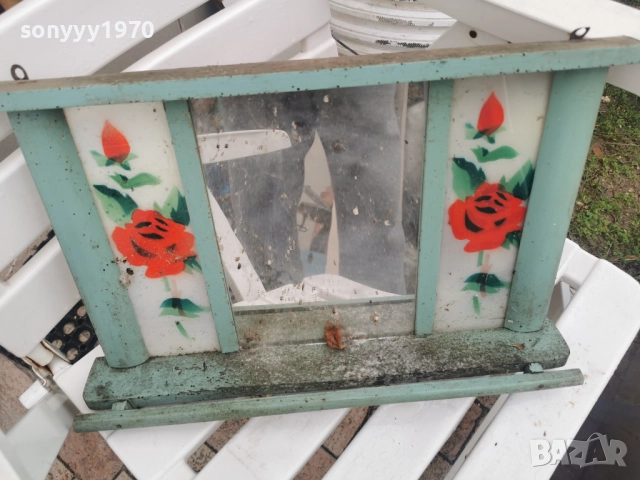 ретро огледало-соц реликва 1012251437, снимка 3 - Антикварни и старинни предмети - 52721016