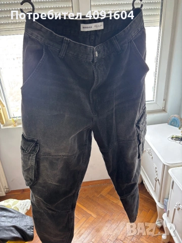 черни дънки Bereshka- baggy, снимка 2 - Дънки - 54084141