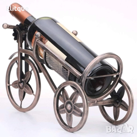 Метална поставка за вино Колело, снимка 10 - Други стоки за дома - 52709852