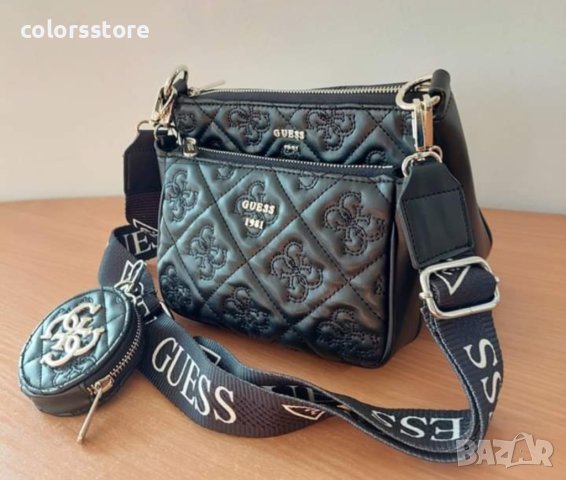 Черна чанта Guess SG 310, снимка 3 - Чанти - 33972454