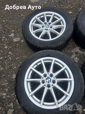 Продавам лети джанти 17" с зимни гуми Goodyear за BMW 5 Серия G30  , снимка 2 - Гуми и джанти - 52306079