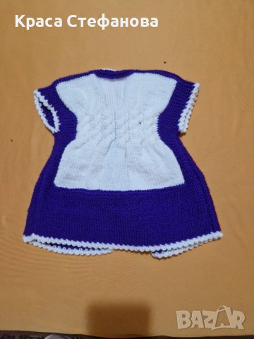 Ръчно плетени детски елек 