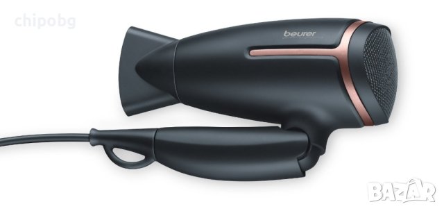 Сешоар, Beurer HC 25 Hair dryer, 1 600 W, ion function, folding handle, 2 heat settings, 2 blower se, снимка 2 - Сешоари - 38474978