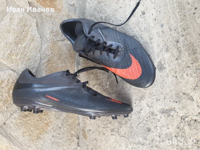 Бутонки Nike Hypervenom Phantom Dark Charcoal номер 46,5-47  стелка 30,5, снимка 2 - Футбол - 37825933