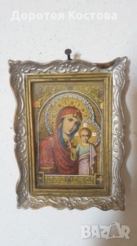 Стара красива икона 2, снимка 2 - Антикварни и старинни предмети - 31790625
