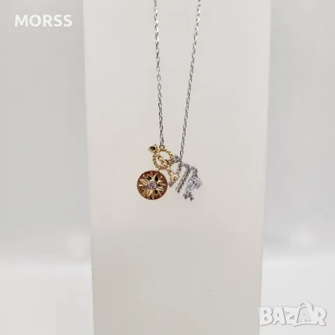 Колие Swarovski Zodiac Virgo (дева) 5563899, снимка 2 - Колиета, медальони, синджири - 56117584