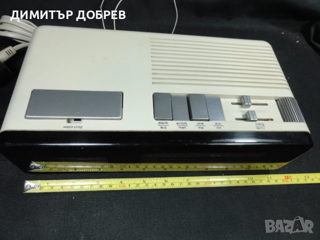СТАР РЕТРО ТРАНЗИСТОР MW/FM РАДИО LED ЧАСОВНИК BLAUPUNKT MEGA CLOCK, снимка 11 - Радиокасетофони, транзистори - 52585413
