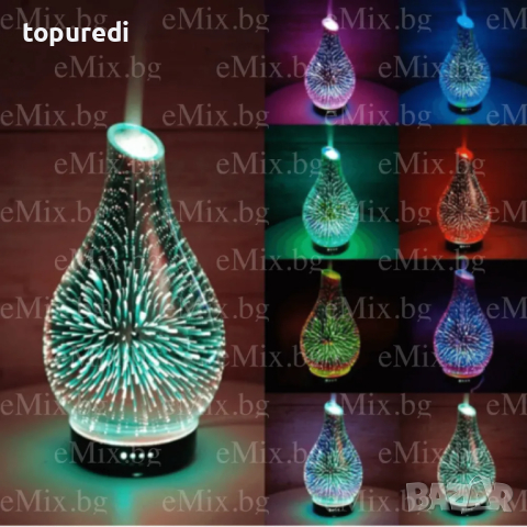 ЕЛЕГАНТЕН УЛТРАЗВУКОВ ДИФУЗЕР В СТЪКЛО ЗА АРОМАТИ