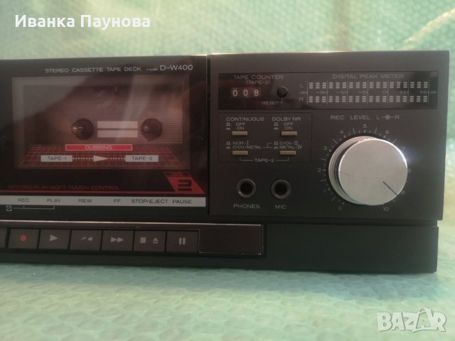 продавам stereo cassette deck HITACHI  D-W 400, снимка 6 - Декове - 42767029