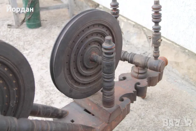 Стар чекрък за предене на вълна, снимка 11 - Антикварни и старинни предмети - 49496880