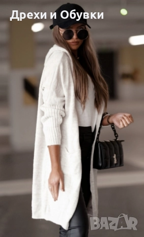 Дълга жилетка с качулка Италия , снимка 7 - Жилетки - 51943394