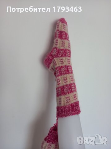 ръчно плетени чорапи размер 40