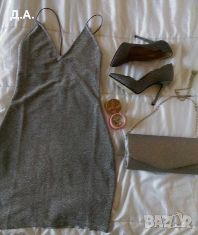 Нови обувки сребристи 37 номер, снимка 12 - Дамски обувки на ток - 25300177