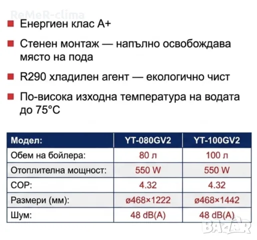 Термопомпен Бойлер, снимка 4 - Бойлери - 55810926