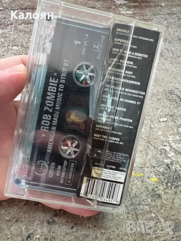 Аудио касетка Rob Zombie - American made music to strip by, снимка 3 - Аудио касети - 51286717