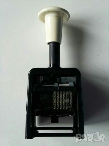 Номератор REXEL ENM, 6 цифров с автоматично превъртане, снимка 2 - Ученически пособия, канцеларски материали - 31445509