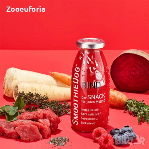 Напитка за кучета SmoothieDog - Смути с Телешко 0.25л