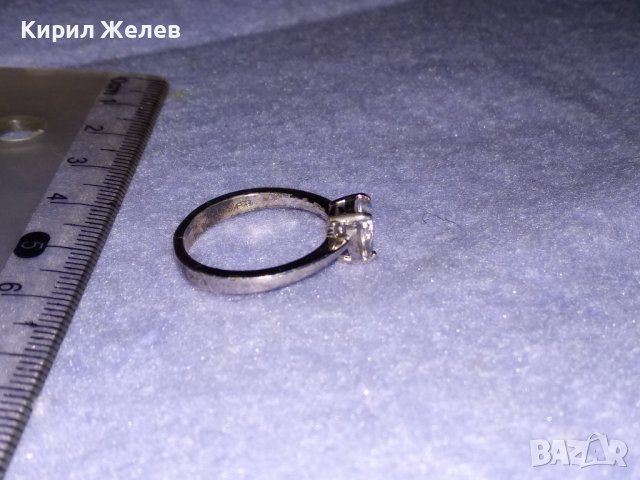 ЕЛЕГАНТЕН СКЪПОЦЕНЕН ФЕШЪН АРТ ПРЪСТЕН СРЕБРО 925 с ЮВЕЛИРНО ФАСЕТИРАН ЦИРКОН 34606, снимка 7 - Пръстени - 39471365