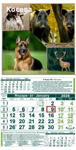 Календари 2026, снимка 2 - Декорация за дома - 52394239
