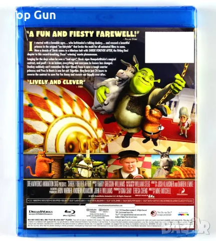 Блу Рей Шрек 4 Blu Ray Shrek Forever After, снимка 2 - Blu-Ray филми - 55772710