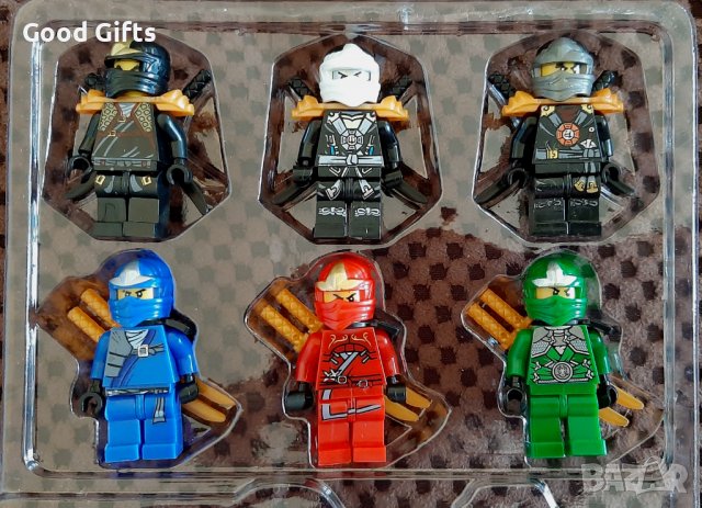 Комплект 6бр. Нинджаго фигурки, снимка 6 - Фигурки - 38124816