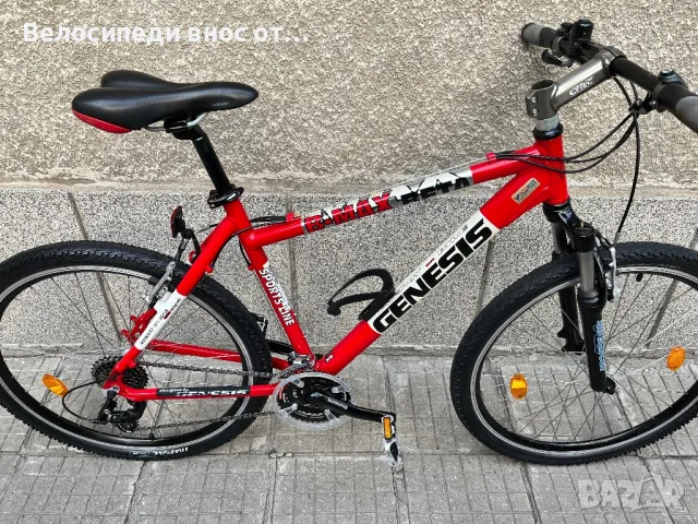 Алуминиев велосипед 26 цола 24 скорости преден амортисьор аиро капли палцови команди много запазено , снимка 7 - Велосипеди - 49780135