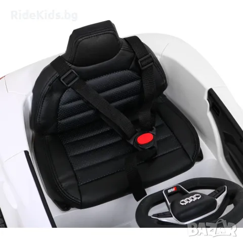 Audi RS E-Tron GT 12V – Детска акумулаторна кола, Бял, EVA гуми, снимка 14 - Детски велосипеди, триколки и коли - 50419759