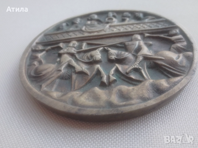 възпоменателен медал древен Рим бронз, снимка 4 - Антикварни и старинни предмети - 51475579