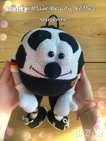 Плетена футболна топка, снимка 5 - Футбол - 51297314