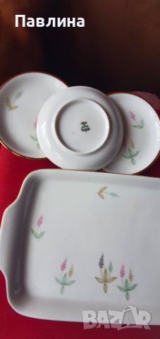 Комплект баварски порцеланови чинии 