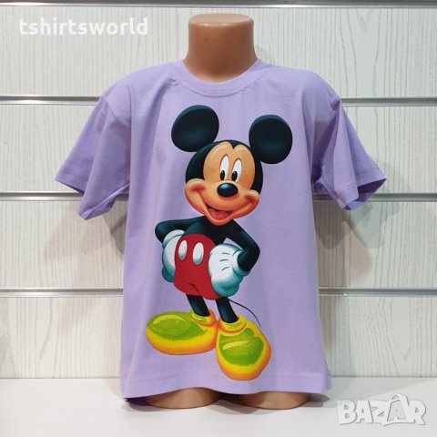 Нова детска тениска с дигитален печат Мики Маус, снимка 7 - Детски тениски и потници - 31691119