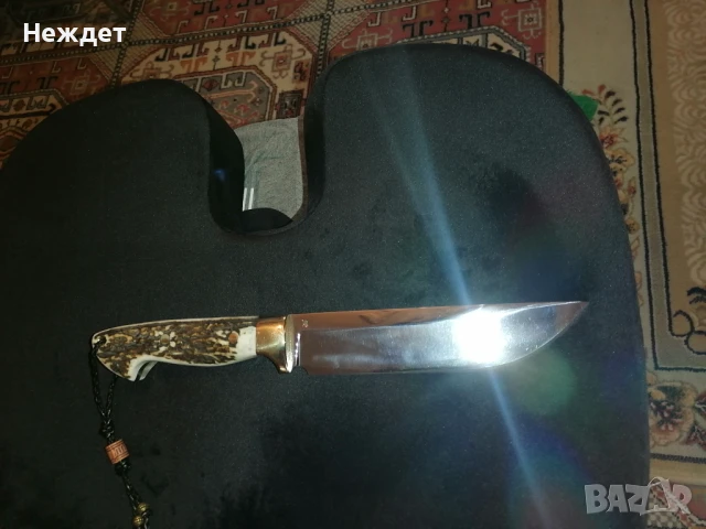 Ловен нож от n690 стомана закален на 61hrc., снимка 4 - Ножове - 50488784