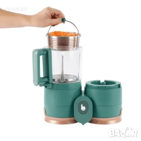 Babymoov Уред за готвене на пара Nutribaby Glass *** Безплатна доставка, снимка 10 - Прибори, съдове, шишета и биберони - 48803504