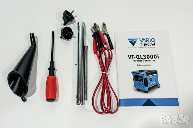 Генератор бензинов инверторен Vario Tech VT-QL3000i, снимка 5 - Генератори - 55896136