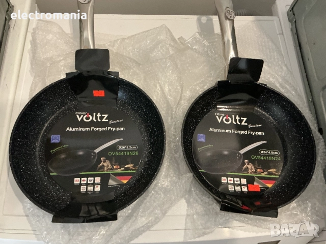 тиган Oliver Voltz OV54419N, мраморно покритие, индукция, снимка 3 - Съдове за готвене - 52469187