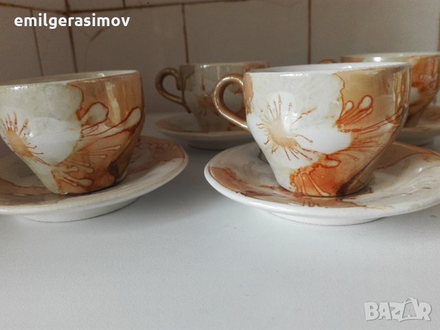 Сервиз за кафе и месингови вази., снимка 7 - Сервизи - 31830300