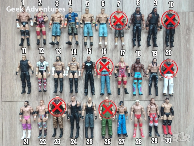 WWE Action Figure Pro-Wrestling / WWE Екшън Фигурки Кечисти, снимка 2 - Колекции - 46264625