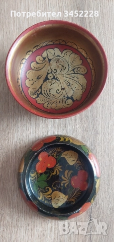 купички хохлома Русия за ценители , снимка 4 - Антикварни и старинни предмети - 52720492