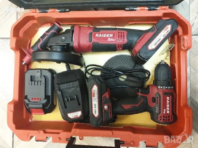 комбиниран винтоверт  с ъглошлайф Raider