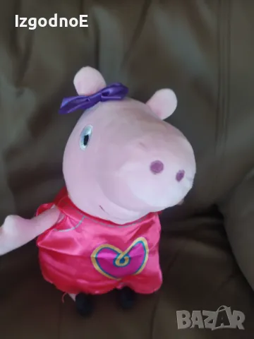 Голяма плюшена играчка Пепа пиг, снимка 5 - Плюшени играчки - 47839753