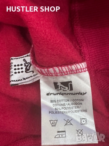 Мъжки суитшърт DRUNKN MUNKY. Размер M/L, снимка 6 - Спортни дрехи, екипи - 52943889