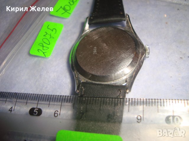 ВОСТОК Стар РУСКИ МЕХАНИЧЕН ВИНТИДЖ ЧАСОВНИК с ФЛОРАЛНА АПЛИКАЦИЯ на ЦИФЕРБЛАТА КОЖЕНА КАИШКА 28075 , снимка 15 - Антикварни и старинни предмети - 37349353
