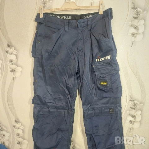 Snickers 3312 Craftsmen Loose Fit Duratwill, размер 150 / 52 - Л -ХЛ тъмносиньо работен панталон , снимка 10 - Панталони - 53082594