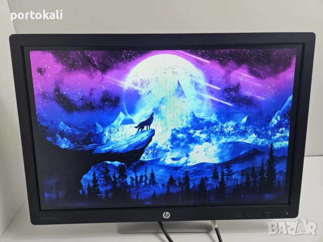 +Гаранция! HDMI IPS Монитор HP EliteDisplay E242 24" инча + кабел, снимка 5 - Монитори - 50986009