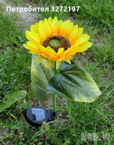 LED Соларна лампа Слънчоглед,водоустойчива IP65, снимка 10 - Соларни лампи - 42850074