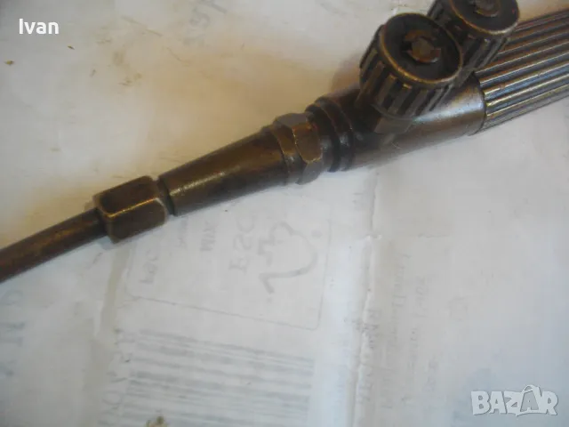 34,5см НЕМСКА СТАРО КАЧЕСТВО ОКСИЖЕННА ГОРЕЛКА ГАЗ ПРОПАН-БУТАН И АЦЕТИЛЕН СТАРО МАСИВНО КАЧЕСТВО , снимка 6 - Други инструменти - 48518993