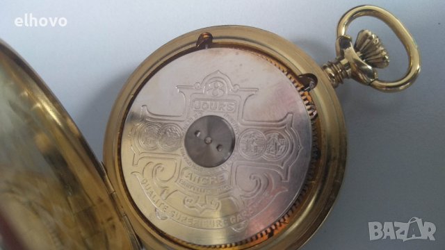 Джобен часовник Hebdomas 8 Days, снимка 2 - Антикварни и старинни предмети - 39750964