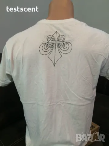 Мъжка тениска AFFLICTION Reckless Abandon in White бяла S Small, снимка 7 - Тениски - 25982991