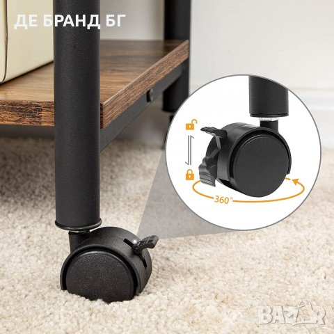 ПРОМОЦИЯ Мултифункционалнa помощна масичка на колелца BF02PS01 , снимка 6 - Маси - 35091034