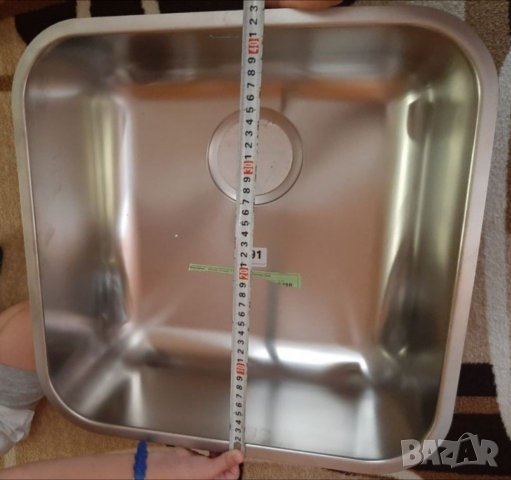 Чисто НОВА Кухненска мивка BLANCO SUPRA 400 U от неръждаема стомана ПРОИЗВЕДЕНА В ГЕРМАНИЯ!  400 мил, снимка 4 - Други - 35103860